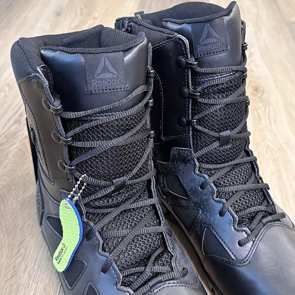 Reebok NEW Sublite Cushion Tactical Waterproof Men 11.5 Boots 8” Zipper Comp Toe main image 10